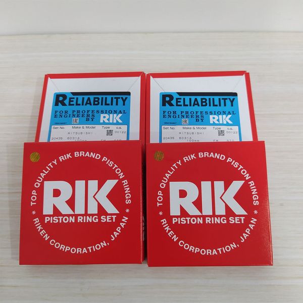 Japan RIK 6D31 4D31 Piston Ring For Mitsubishi Excavator Rebuilt Kit