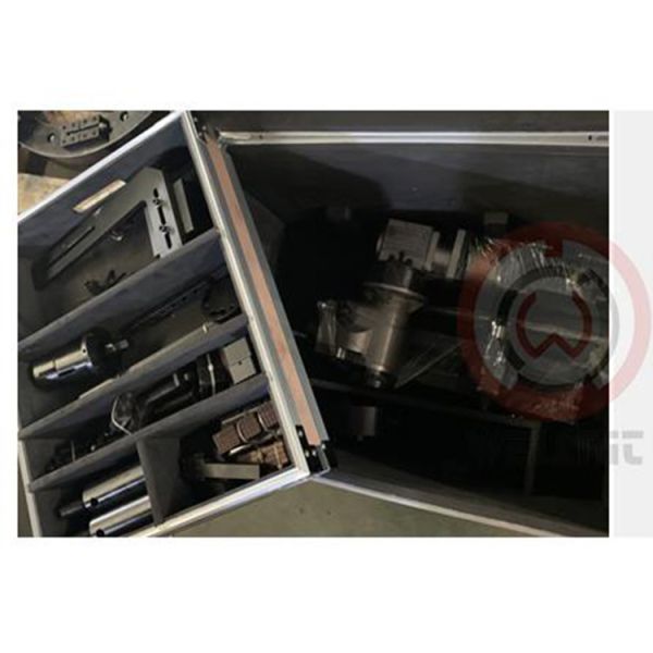 Water Line Sealing Beveling Flange Facer Machine Intermittent Cutting