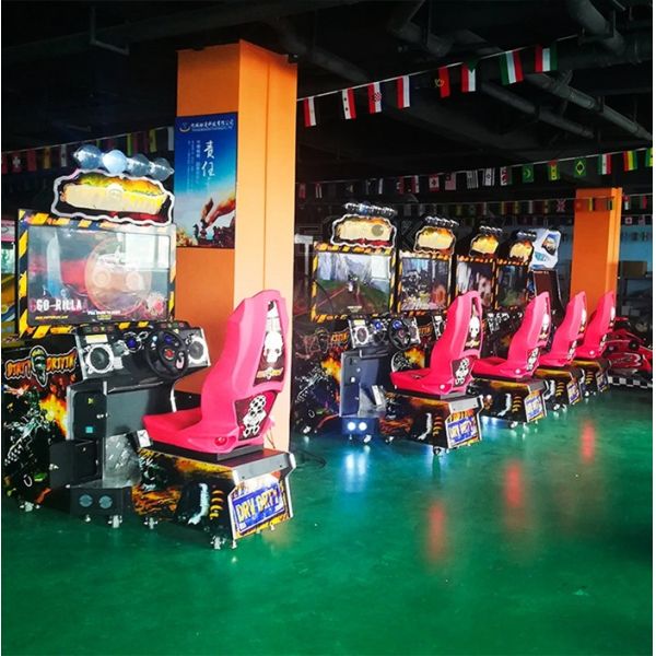 Upgrade Color Cabinet Dynamic Music Dynamic Dirty Driving Racing 42 Inch Game Machine