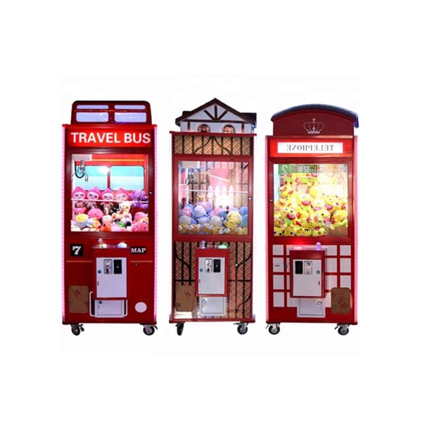 Playfun Indoor Amusement Coin Operated Machine Kids Crane Toy Two Claw Machine