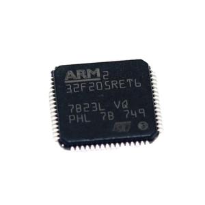 China MCU 32-bit STM32 ARM Cortex M3 RISC 512KB Flash 2.5V/3.3V 64-Pin LQFP Tray STM32F205RET6 on sale