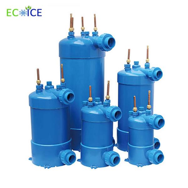 Cheap Custom Design Shell and Tube Heat Exchanger Evaporator and Condenser for Mariculture 8HPwith Good Quality for sale