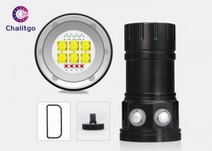 Waterproof High Brightness LED Flashlight 300W Max 18000LM White Four 18650 Battery