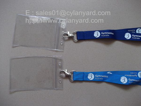 Custom lanyards and ID tags, imprinted neck lanyard with ID card tag,