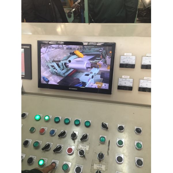 Horizontal Metal Cutting Machine Double Uncoiler For Steel Coil Cut