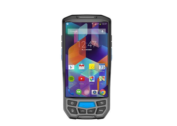 Cheap 5.0 Inch Handheld Terminal With Printer , Android 7.0 Handheld PDA With Printer for sale