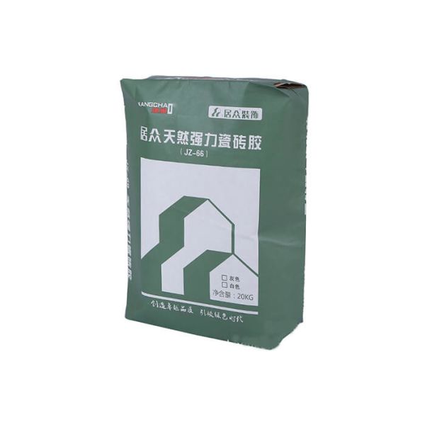 1 To 5 Layers Block Bottom Valve Bag / 25kg Cement Kraft Paper Sack With Valve