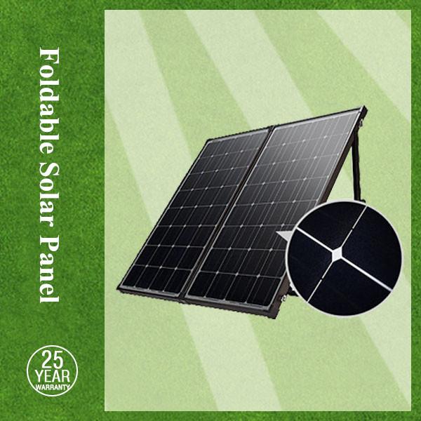 Cheap 2F foldable mono solar panel 140w with PMW controller, anti-dumping duty free solar panel foldable for the EU for sale