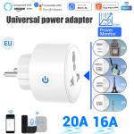 Tuya Wifi Smart Socket Remote Voice Control Plug With Scheduling And Automation