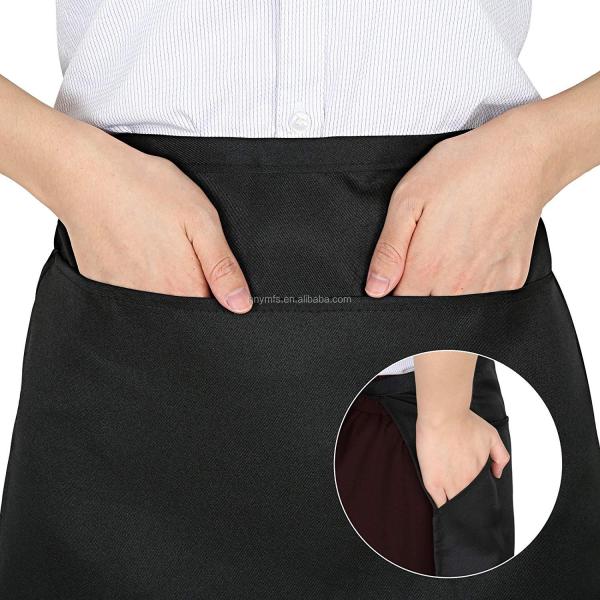 Factory export trade assurance multi-colors custom logo high quality kitchen aprons long bib apron