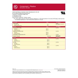 Kinte Materials Science and Technology Co.,Ltd Certifications