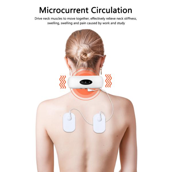 White Color Cervical Vertebra Massager , Neck Shoulder Massager Strong Toughness
