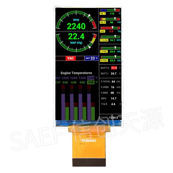 Cheap 360x640 IPS 3 Inch TFT LCD Module Display Full Viewing Angle With RGB Interface for sale