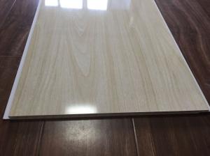 China Wood Grain Bathroom PVC Ceiling Panels Seamless Connection 3.5kg / m2 30cm x 9mm on sale