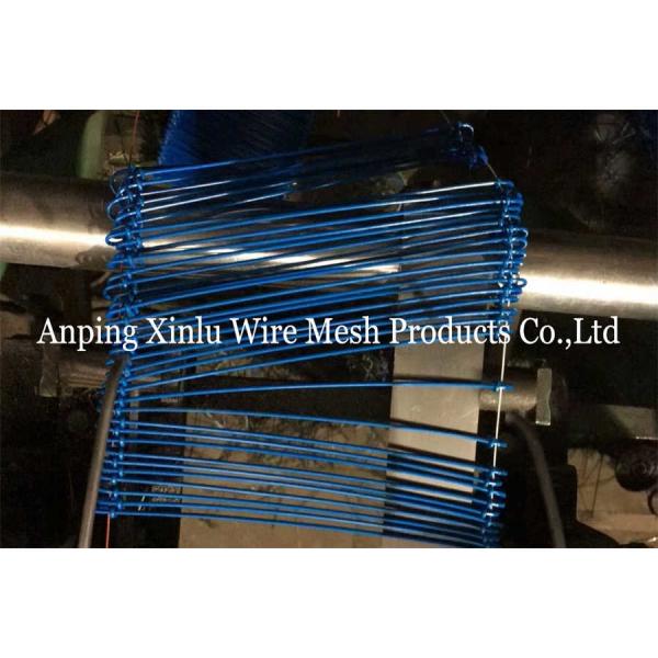 Blue Building Double Loop Tie Wire PVC Coated Q195 BWG16 With 160mm Long