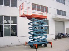 Best 7.5 Meters Vertical Electric Small Scissor Lift , Telescopic Hydraulic Lift Table wholesale