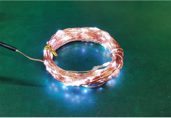 Warm White 50 LED String Lights Firefly USB Plug In Decorative Starry Lights For Valentine'S Day
