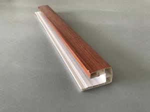 China Eco Friendly Big U Pvc Profiles For Windows And Doors 5.95m Lamination Surface on sale