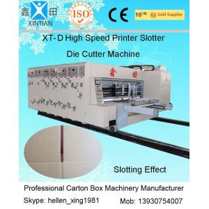 Best High Precision Automatic Cartoning Machine / Printing Slotting Machine 1.5mm wholesale