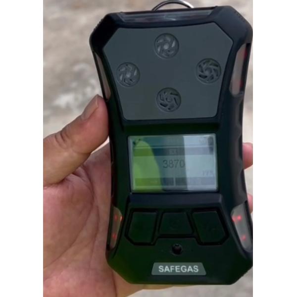 CO2 CO 0-2000ppm Portable Multigas Detector IECEX/ATEX/EMC Certified Built-In Pump For Industry