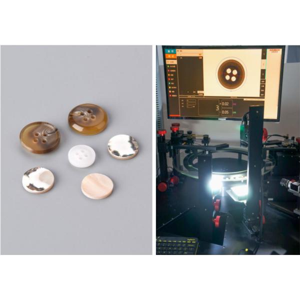 5000pc/Min Optical Automatic Sorting Detection Equipment For Button Mixture