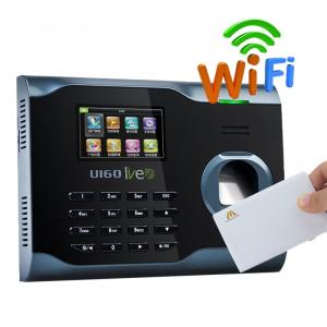 China ZK U160 WIFI & TCP/IP Fingerprint Time Attendance Machine Terminal RFID/ Card Time Clock Free Software Free SDK on sale