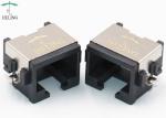 SMT Offset / Overhangs PCB RJ45 Jack , Modular Network RJ45 PCB Connector