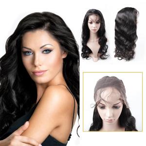 China Body Wave Full Lace Human Hair Wigs , Virgin Brazilian Remy Human Hair Full Lace Wig on sale