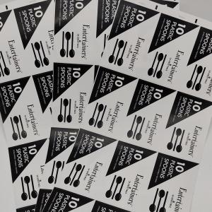 Best Weatherproof Printable Household Labels CMYK BOPP Removable Adhesive Labels Sheets wholesale