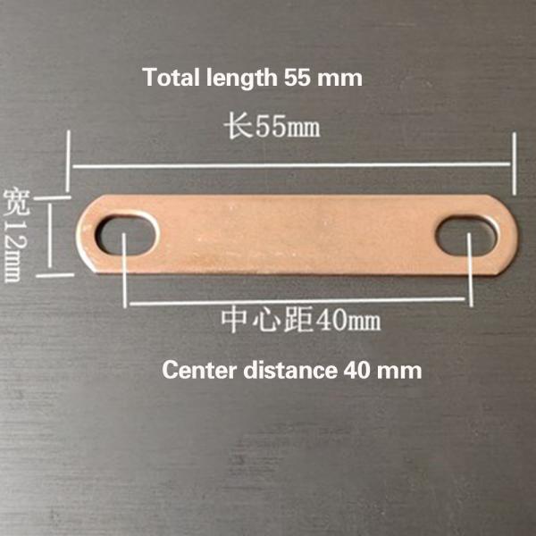 Flange Electrostatic Copper Busbar Connector High Conductivity