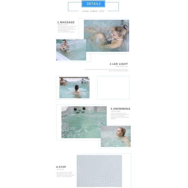 Summer Prefabricated Container Swimming Pool Outdoor Spa Massage With Best Enjoyment