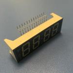 Ultra white customized 7 segment led display 4 digit for oven control