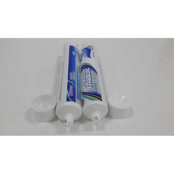210g large Diameter Toothpaste Tube Plastic laminated Packaging with Transparent window