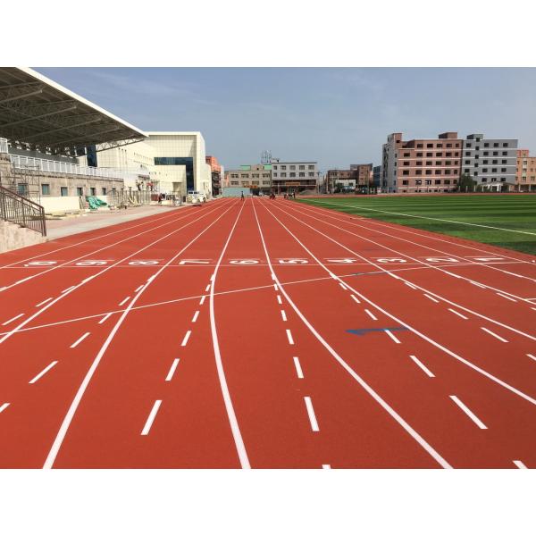 13mm Rubber Running Track , Non Toxic Red Running Track
