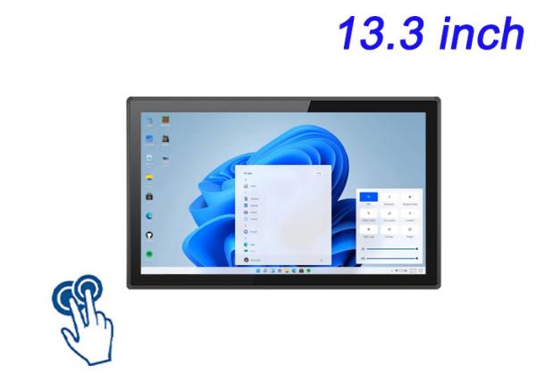 Cheap 13.3-Inch Windows Touch Embedded Monitor for Retail Checkouts, Interactive Digital Signage, Smart Home Hubs, and Control Panels for sale