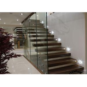 Internal Solid Wood Modern Floating Stairs