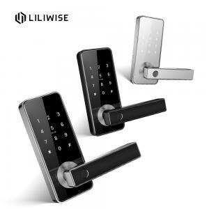 Best Residential Electronic Door Locks , Wifi Digital Safe Touch Screen Finger Print Latch Door Knob Lock wholesale