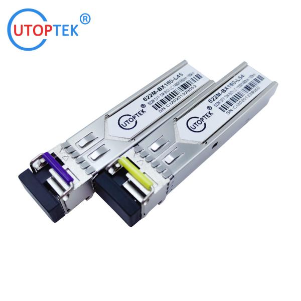622M STM-4 SM Bidi LC 160km 1490/1550nm SFP module optical Transceiver DDM for ZTE/Cisco/Huawei/HPE/Aruba/Mikrotik