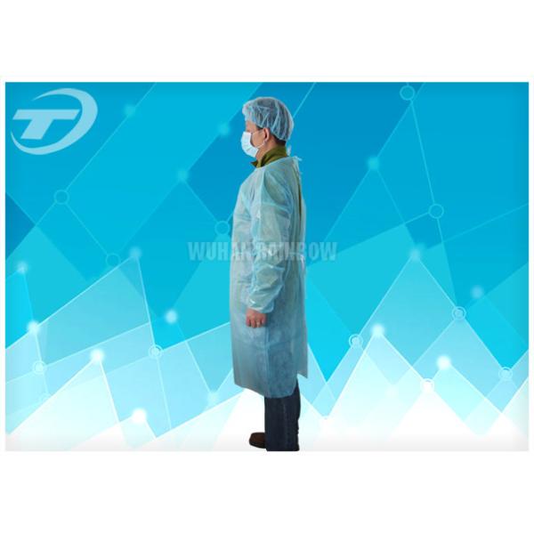Reinforced Sterile Surgical Gowns Non Woven / Disposable Patient Gowns For Surgery