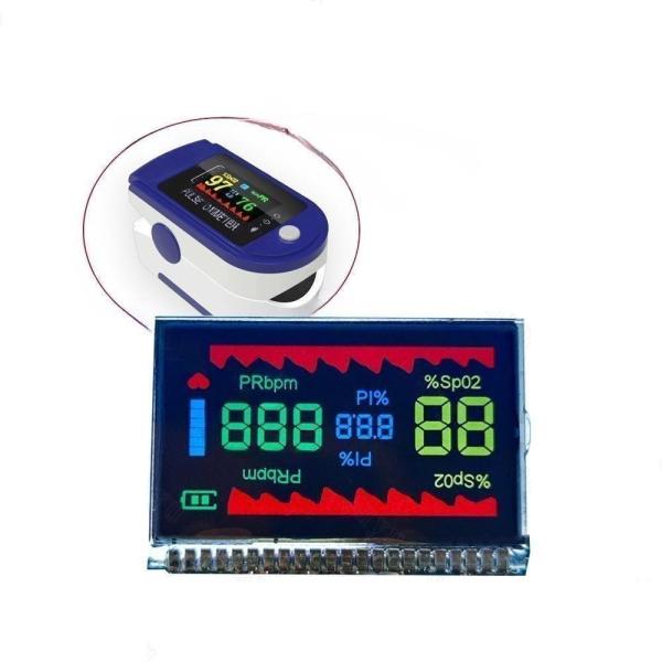 Cheap Customized 0.95 inch Segment VA Lcd Display Module, 1/4 Duty,1/3Bias,pin connecting, full view angle for sale