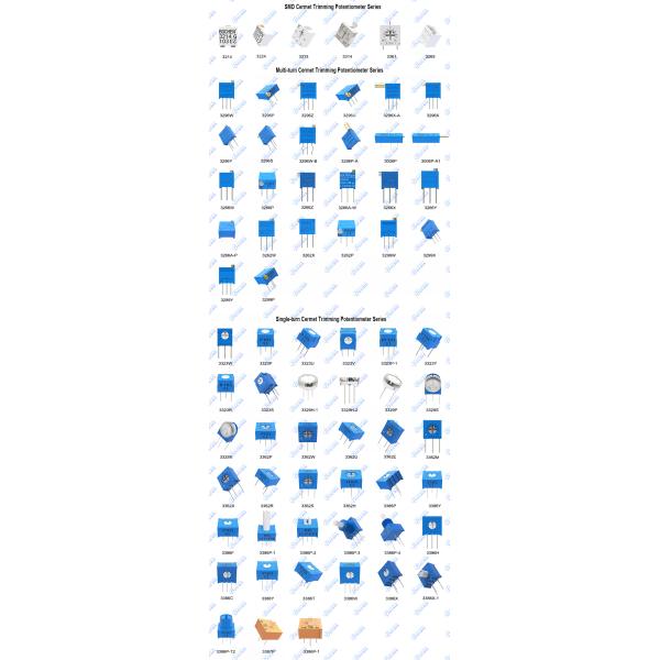 Adjustable Precision Cermet U103 3362 Trimmer Potentiometer 3362U-1-103LF