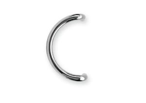 China SS Door Pull Handles C Shape Inline Back to Back Fixing EN1906 on sale