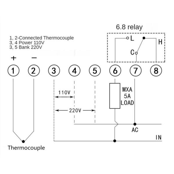 JTC-902 mechanical knob thermostat regulator 0~400 pointer temperature controller