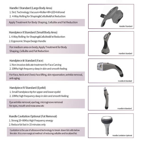 Vela Shape Cellulite Treatment 4d Machine With Free Logo