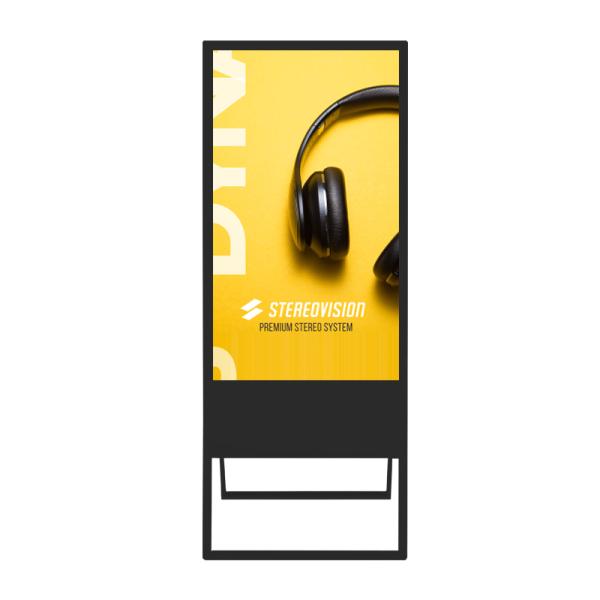 49 inch Factory Direct Supply Intelligent double face lcd window Advertising Display