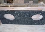 Durable Blue Pearl Granite Vanity Top , Prefab Granite Vanity Countertops With