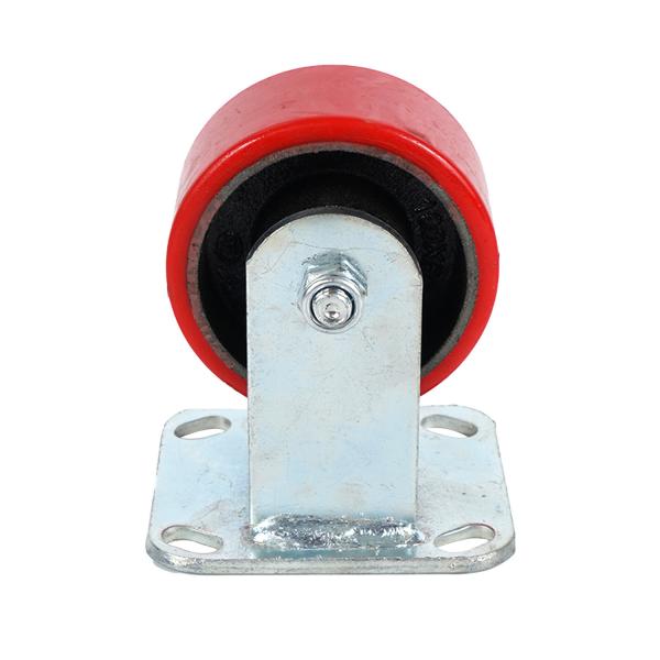 Best 200mm 800kg Heavy Duty Zinc Plated Iron Core Wheel and Casters with Customized Request wholesale