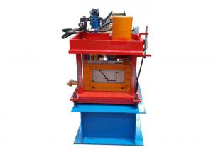 China Customized Color Aluminum Gutter Machine , Rain Gutter Machine Input Width 300mm on sale