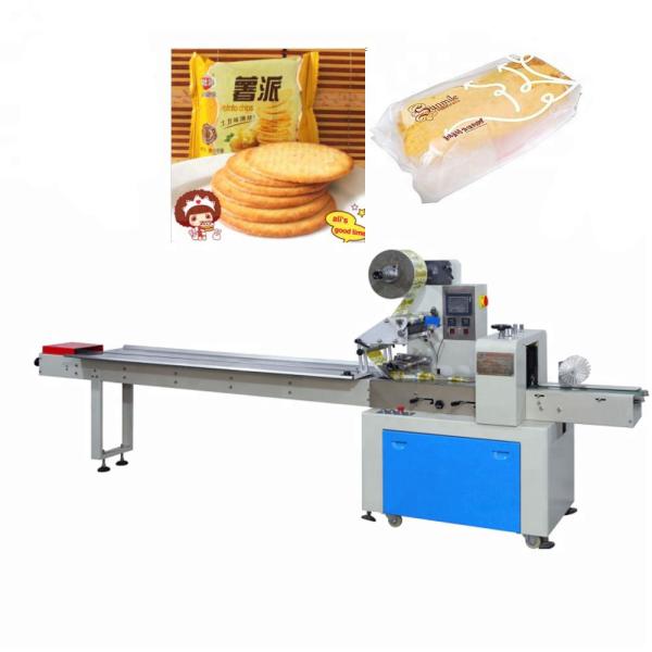 Automatic Flow 4500mm Bakery Packaging Machine Cream 20pcs