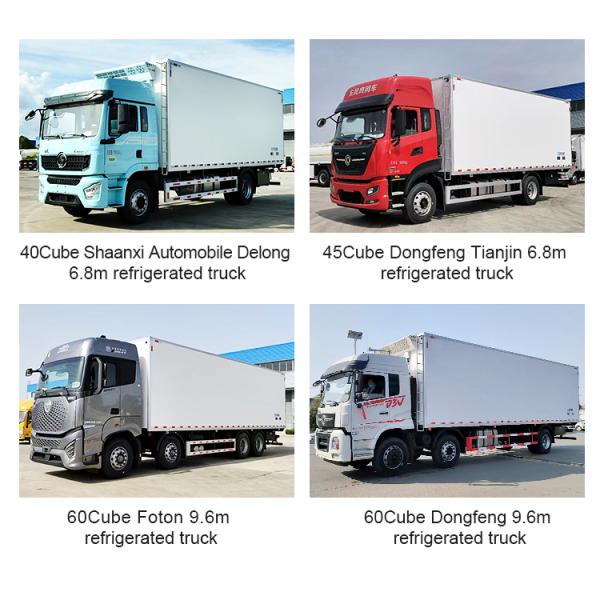Dongfeng Tianjin Light Refrigerated Truck -18C Temperature Range Manual Transmission for Vegetable Storage 10 Tons